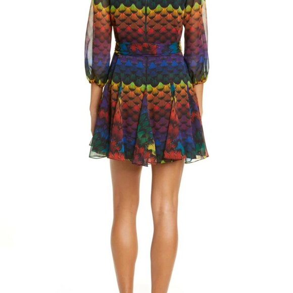 Alice + Olivia Rainbow Ombre Mina dress - Picture 5 of 6